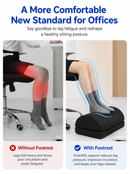 Iconix Ergonomic Adjustable Footrest Pillow with High-density foam support