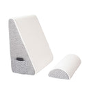 2 Piece Memory Foam Multi-Angle Orthopedic Bed Wedge Pillow