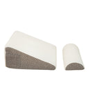 2 Piece Memory Foam Multi-Angle Orthopedic Bed Wedge Pillow