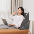 3 Piece Adjustable Memory Foam Wedge Pillow with Headrest