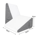 Memory Foam Orthopedic Back & Leg Support Wedge Pillow
