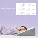 Memory Foam Orthopedic Back & Leg Support Wedge Pillow