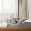 Memory Foam Orthopedic Wedge Pillow – Leg Ramp to Reduce Swelling