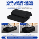 Iconix Ergonomic Adjustable Footrest Pillow with High-density foam support