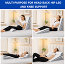 Iconix Adjustable 3-Piece Orthopedic Wedge Pillow Set