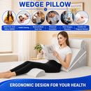 Iconix Adjustable 3-Piece Orthopedic Wedge Pillow Set