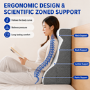 Iconix Reading Pillow with Back Support, Bed Wedge & Pocket