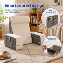 Iconix Detachable Reading Pillow with Armrests & Headrest – Back Support