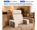 Iconix Detachable Reading Pillow with Armrests & Headrest – Back Support