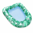Inflatable Mesh Pool Float Lounger – Green Leaf