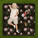 Water Resistant Picnic Blanket 200x200cm Foldable Beach Mat - Protea Beauty