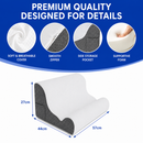 Iconix Reading Pillow with Back Support, Bed Wedge & Pocket