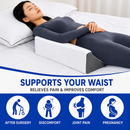 Iconix Side Sleeper Wedge Pillow for Pregnancy & Recovery