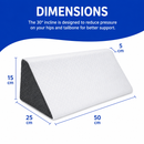 Iconix Side Sleeper Wedge Pillow for Pregnancy & Recovery