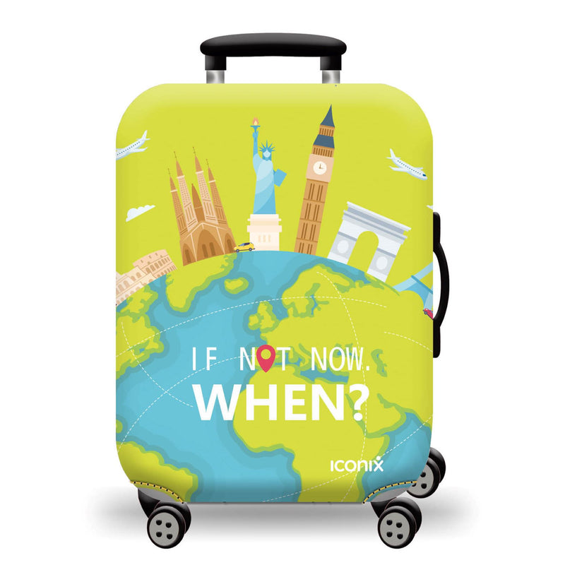 Printed Luggage Protector - If Not Now, When