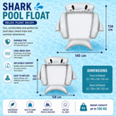 Iconix Inflatable Hammock Lounger - Shark