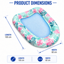 Inflatable Mesh Pool Float Lounger – Pink Tropical