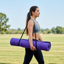 70-Position Instruction TPE Yoga Mat - Purple