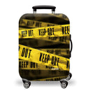Printed Luggage Protector Cover - Keep Out