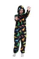 Kids Multi-Colour Dinosaur Onesie with Zip