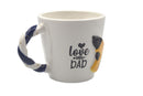 "Love you Dad” Ceramic Mug with Hand Drill Themed Design