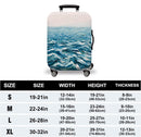 Printed Luggage Protector Cover - Ocean Wave Travels