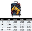 Printed Luggage Protector Cover - Retro Console Art