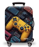Printed Luggage Protector Cover - Retro Console Art
