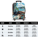 Printed Luggage Protector Cover - Scenic Window Travel