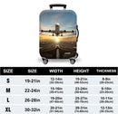 Printed Luggage Protector Cover - Traveling Takeoff
