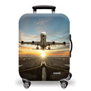 Printed Luggage Protector Cover - Traveling Takeoff