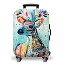 Printed Luggage Protector Cover - Vibrant Boho Deer
