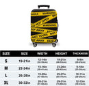 Printed Luggage Protector Cover - Warning Do Not Open