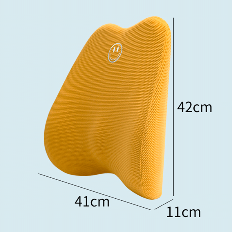 Lumbar Back Support Memory Foam Cushion for Office, Study, or Car