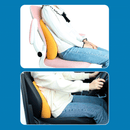 Lumbar Back Support Memory Foam Cushion for Office, Study, or Car