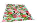 Water Resistant Picnic and Beach Throw/Mat (210×200cm) - Blue Protea