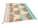 Water Resistant Picnic and Beach Throw/Mat (210×200cm) - Sunflower Mandala