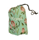 Water Resistant Picnic and Beach Throw/Mat (210×200cm) - Teal Protea