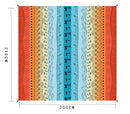 Water Resistant Picnic and Beach Throw/Ma (210×200cm) - Boho Safari
