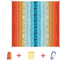 Water Resistant Picnic and Beach Throw/Ma (210×200cm) - Boho Safari