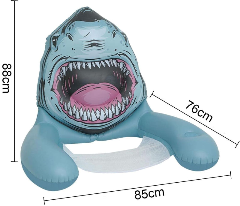 Shark Attack Inflatable Pool Float and Lounger