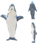 Kids Fluffy Shark Sleeping Bag