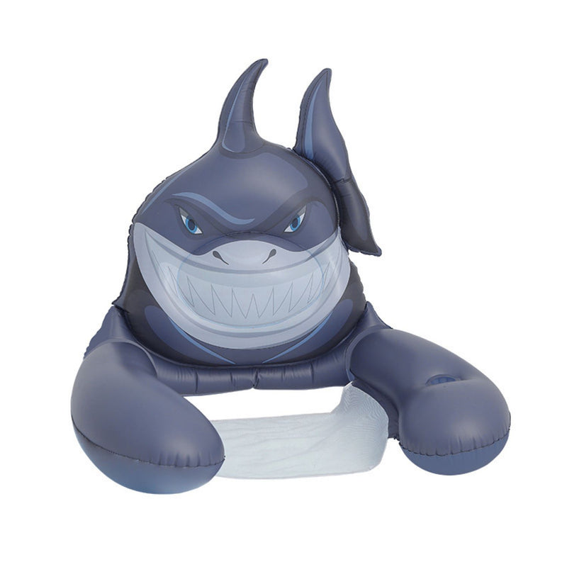 Happy Shark Inflatable Pool Float and Lounger