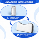 Long Wedge Pillow for Back Support & Post-Surgery