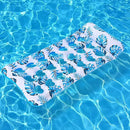 Single Leaf Pool Float – Extra Wide Inflatable Lounger - Blue Leaf