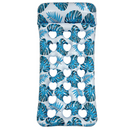 Single Leaf Pool Float – Extra Wide Inflatable Lounger - Blue Leaf