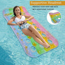 Single Sparkle Pool Float – Rainbow Glitter Lounger