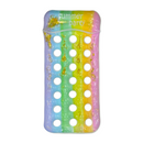 Single Sparkle Pool Float – Rainbow Glitter Lounger