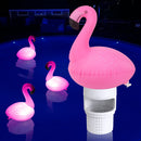 Solar LED Inflatable Flamingo Chlorine Floater