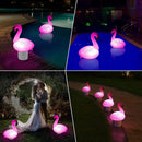 Solar LED Inflatable Flamingo Chlorine Floater